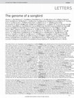 Research paper thumbnail of The genome of a songbird