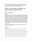 Research paper thumbnail of Civilian casualty inequity, partisanship, and American public support for Israel