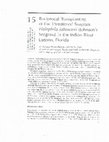 Research paper thumbnail of Reciprocal Transplanting of the Threatened Seagrass Halophila johnsonii (Johnson‚Äôs Seagrass) in the Indian River Lagoon, Florida