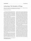 Research paper thumbnail of Review Olsen et al Archaeology Discipline of Things