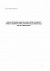 Research paper thumbnail of ANALISI LETTERARIO-­‐LINGUISTICA DELLE OPERE DI VERONICA FRANCO E MODERATA FONTE, SCRITTRICI NELLA VENEZIA DELLA FINE DEL CINQUECENTO