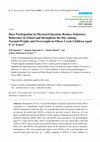 Research paper thumbnail of Does Participation in Physical Education Reduce Sedentary Behaviour in School and throughout the Day among Normal-Weight and Overweight-to-Obese Czech Children Aged 9–11 Years?