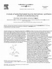 Research paper thumbnail of A study of polychlorinated leucine derivatives: synthesis of (2S,4S)-5,5-dichloroleucine