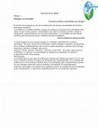 Research paper thumbnail of Ciencias de la salud Tema 1 Biología y la sociedad