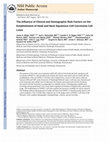 Research paper thumbnail of The influence of clinical and demographic risk factors on the establishment of head and neck squamous cell carcinoma cell lines