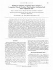 Research paper thumbnail of Modeling of Asphaltene Precipitation Due to Changes in Composition Using the Perturbed Chain Statistical Associating Fluid Theory Equation of State †