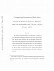 Research paper thumbnail of Competitive dynamics of web sites