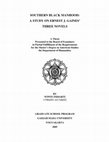 Research paper thumbnail of SOUTHERN BLACK MANHOOD: A Study On Ernest J. Gaines' Three Novels