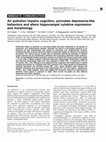 Research paper thumbnail of Air pollution impairs cognition, provokes depressive-like behaviors and alters hippocampal cytokine expression and morphology