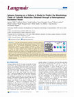 Research paper thumbnail of Spheres Growing on a Sphere: A Model to Predict the Morphology Yields of Colloidal Molecules Obtained through a Heterogeneous Nucleation Route