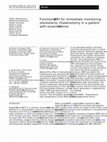 Research paper thumbnail of Functional MRI for immediate monitoring stereotactic thalamotomy in a patient with essential tremor