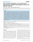 Research paper thumbnail of Green Sturgeon Distribution in the Pacific Ocean Estimated from Modeled Oceanographic Features and Migration Behavior