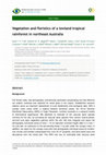 Research paper thumbnail of Vegetation and floristics of a lowland tropical rainforest in northeast Australia