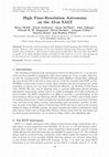 Research paper thumbnail of High Time-Resolution Astronomy on the 10-m SALT