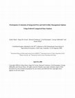 Research paper thumbnail of Participatory evaluation of integrated pest and soil fertility management options using ordered categorical data analysis