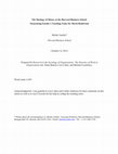 Research paper thumbnail of The Ideology of Silence at the Harvard Business School: Structuring Faculty’s Teaching Tasks for Moral Relativism