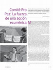 Research paper thumbnail of Comité Pro Paz: la fuerza de una acción ecuménica