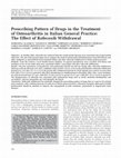 Research paper thumbnail of Prescribing Pattern of Drugs in the Treatment of Osteoarthritis before and after Rofecoxib Withdrawal in General Practice of Souther Italy