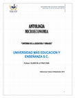 Research paper thumbnail of ANTOLOGIA MICROECONOMIA "