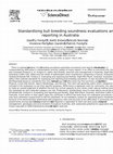 Research paper thumbnail of Standardising bull breeding soundness evaluations and reporting in Australia