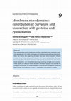 Research paper thumbnail of Membrane nanodomains: contribution of curvature and interaction with proteins and cytoskeleton