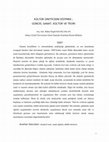 Research paper thumbnail of KÜLTÜR ÜRETİCİSİNİ EĞİTMEK ; GÜNCEL SANAT, KÜLTÜR VE TEORİ // EDUCATING THE CULTURE PRODUCER; CONTEMPORARY ART, CULTURE AND THEORY