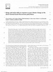 Research paper thumbnail of Range and niche shifts in response to past climate change in the desert horned lizard ( Phrynosoma platyrhinos )