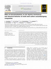 Research paper thumbnail of Effect of functionalization on the thermo-mechanical and electrical behavior of multi-wall carbon nanotube/epoxy composites