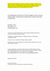 Research paper thumbnail of Law defining the critical level of driver fatigue in terms of hours without sleep: Criminal justice professionals' opinions and fatal accident data