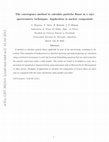 Research paper thumbnail of The method of convergence to calculate particles fluxes in X rays spectrometry techniques. Application in nuclear compounds