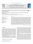 Research paper thumbnail of Concentration of sage (Salvia fruticosa Miller) extract by using integrated membrane process