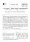 Research paper thumbnail of A new inventory of ammonia emissions from Irish agriculture