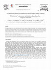 Research paper thumbnail of Definition of Water Meter Substitution Plans based on a Composite Indicator