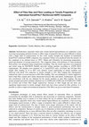 Research paper thumbnail of Effect of Fibre Size and Fibre Loading on Tensile Properties of Hybridized Kenaf/PALF Reinforced HDPE Composite