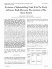 Research paper thumbnail of Evolution of Indian Clothing Trade With The World and Various Trade Blocs and The Abolition of The Quota System