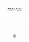 Research paper thumbnail of per leggere 28 (primavera 2015)