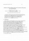 Research paper thumbnail of Analysis of finite-buffer multi-server queues with group arrivals: GI/M/c/N