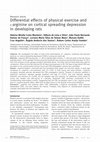 Research paper thumbnail of Differential effects of physical exercise and l -arginine on cortical spreading depression in developing rats