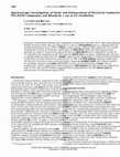 Research paper thumbnail of Spectroscopic Investigation of Onset and Enhancement of Electrical Conductivity in PVC/PANI Composites and Blends by γ-ray or UV Irradiation