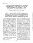 Research paper thumbnail of A subpopulation of normal B cells latently infected with Epstein-Barr virus resembles Burkitt lymphoma cells in expressing EBNA-1 but not EBNA-2 or LMP1