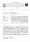 Research paper thumbnail of Dual and bidual problems for a Lipschitz optimization problem based on quasi-conjugation