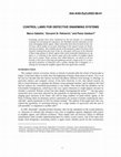 Research paper thumbnail of CONTROL LAWS FOR DEFECTIVE SWARMING SYSTEMS