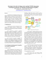 Research paper thumbnail of Prototipo de Servidor de Mapas sobre una Red TCP/IP, Integrando Tecnologías de Internet y de Sistemas de Información Geográfica