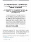 Research paper thumbnail of Executive Functioning Complaints and Escitalopram Treatment Response in Late-Life Depression