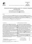 Research paper thumbnail of Advanced material handling system for computer integrated manufacturing