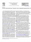 Research paper thumbnail of Human biomonitoring: Towards more integrated approaches in Europe