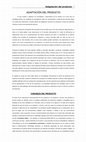 Research paper thumbnail of ADAPTACIÓN DEL PRODUCTO