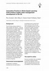 Research paper thumbnail of Innovative Practice in Work-based Learning: fresh produce supply chain management development in the UK