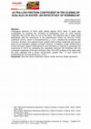 Research paper thumbnail of ULTRA-LOW FRICTION COEFFICIENT IN THE SLIDING OF Si3N4-Al2O3 IN WATER: AB INITIO STUDY OF RUNNING-IN