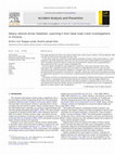 Research paper thumbnail of Heavy vehicle driver fatalities: learning's from fatal road crash investigations in Victoria